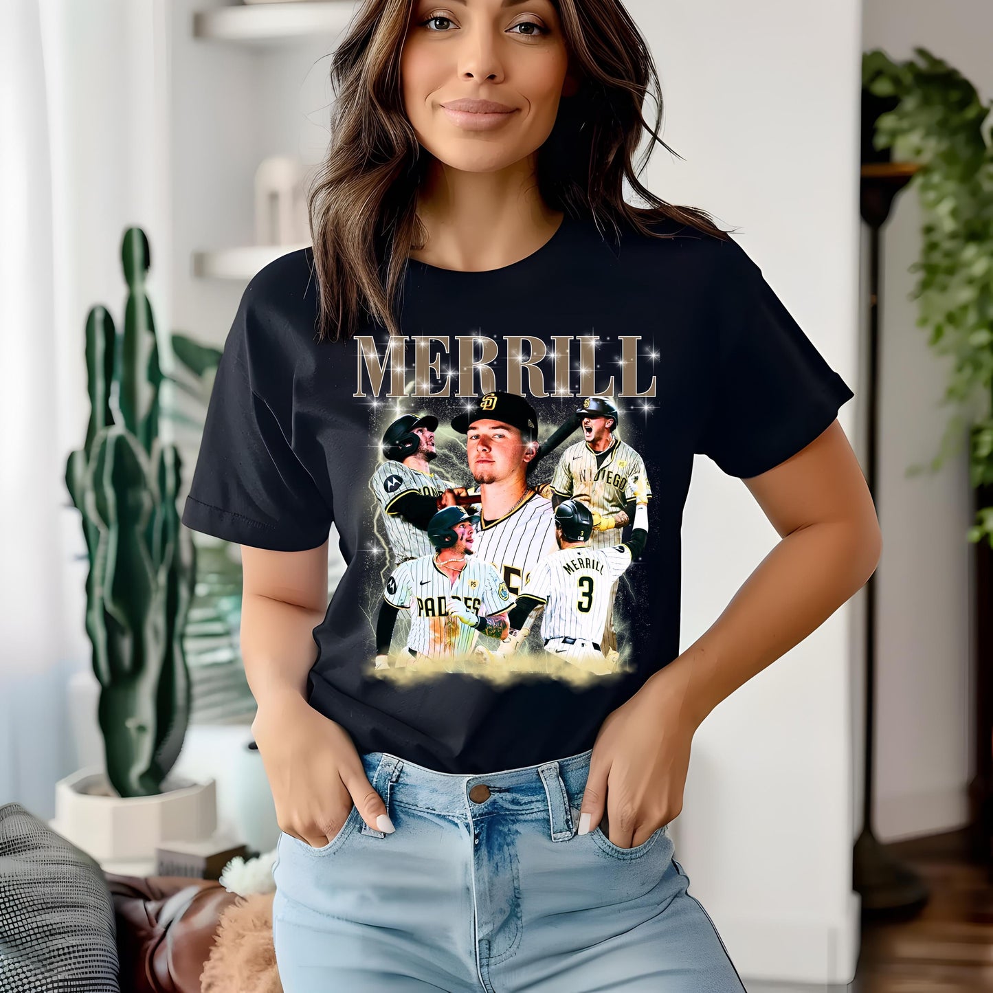 Brown Baseball JM T-Shirt