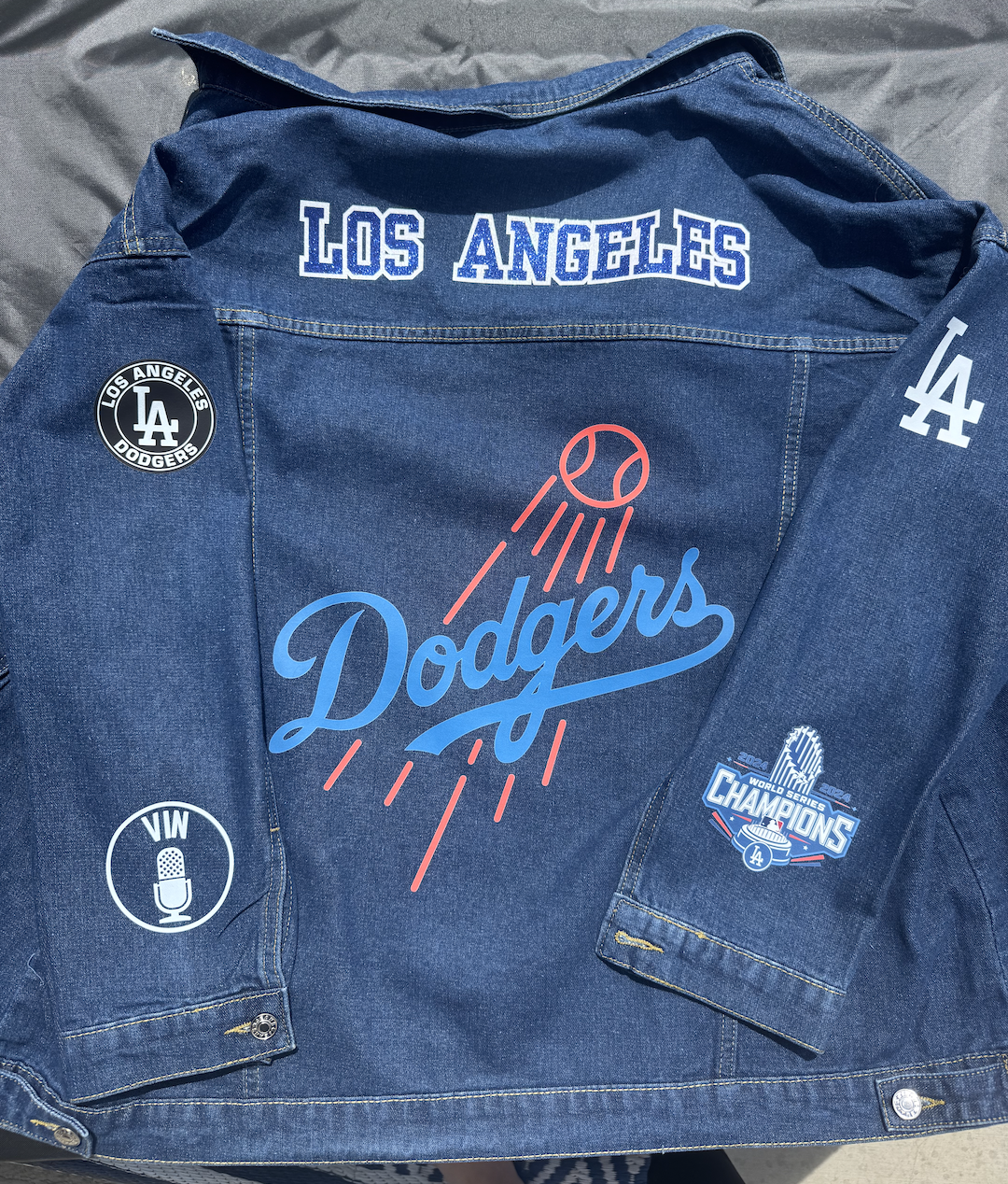 Multi Patch LA Jean Jacket