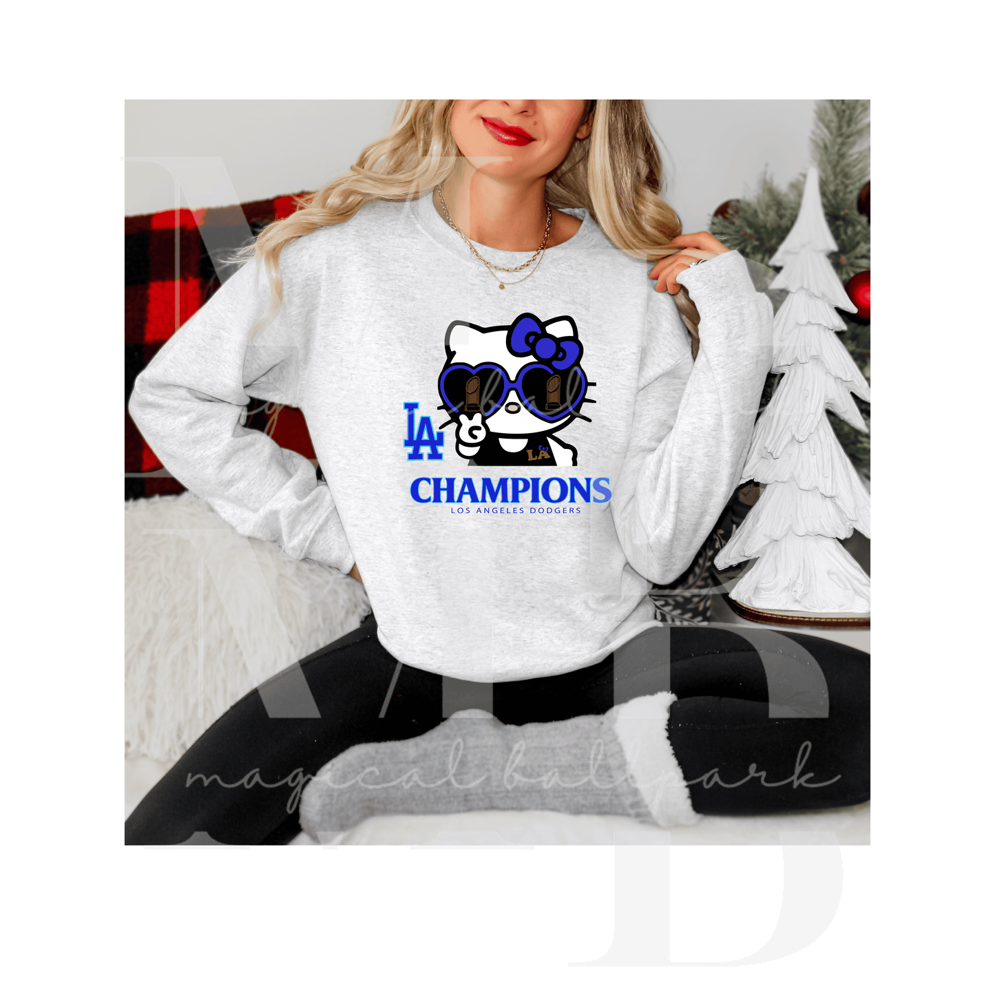 LA Kitty Champs Crewneck