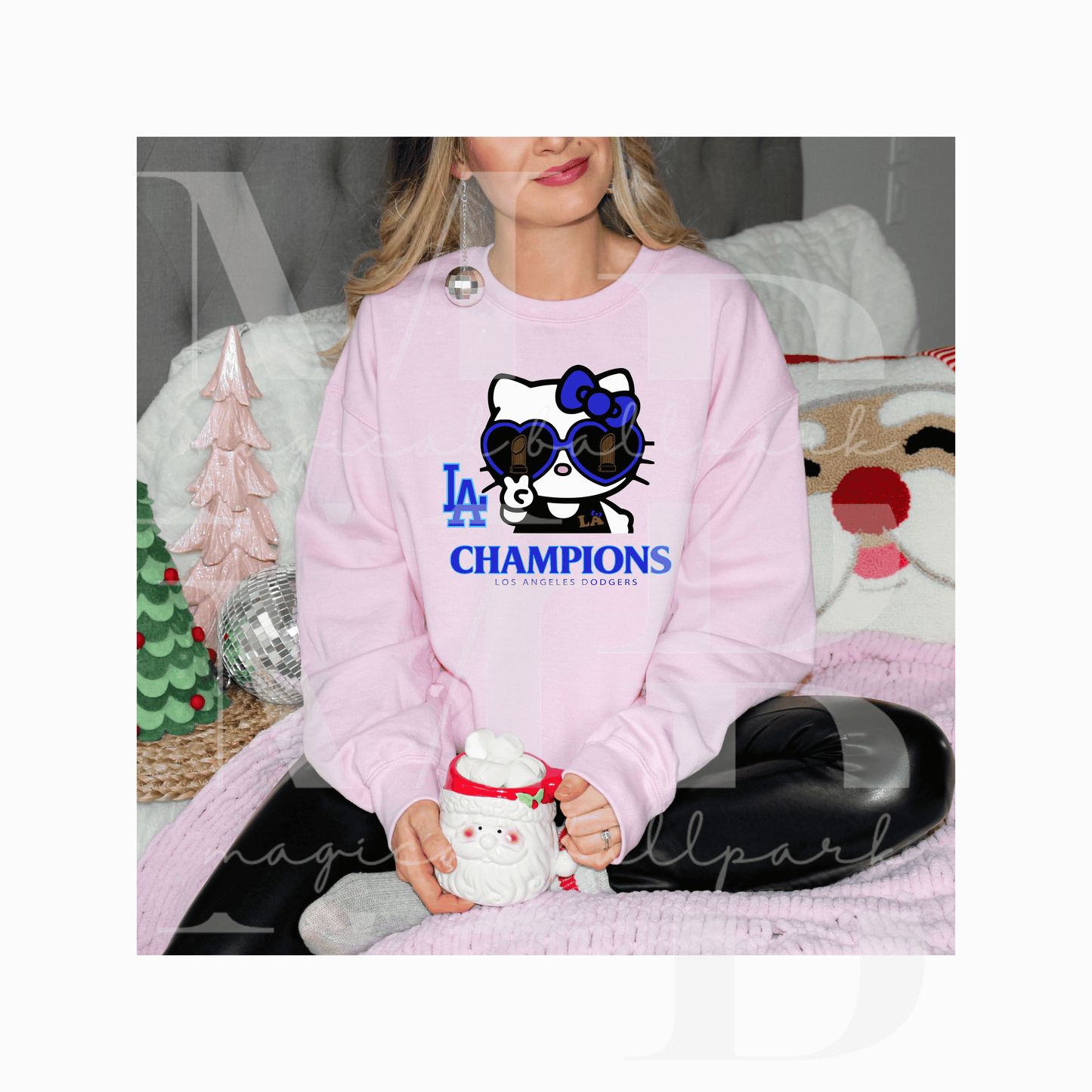 LA Kitty Champs Crewneck