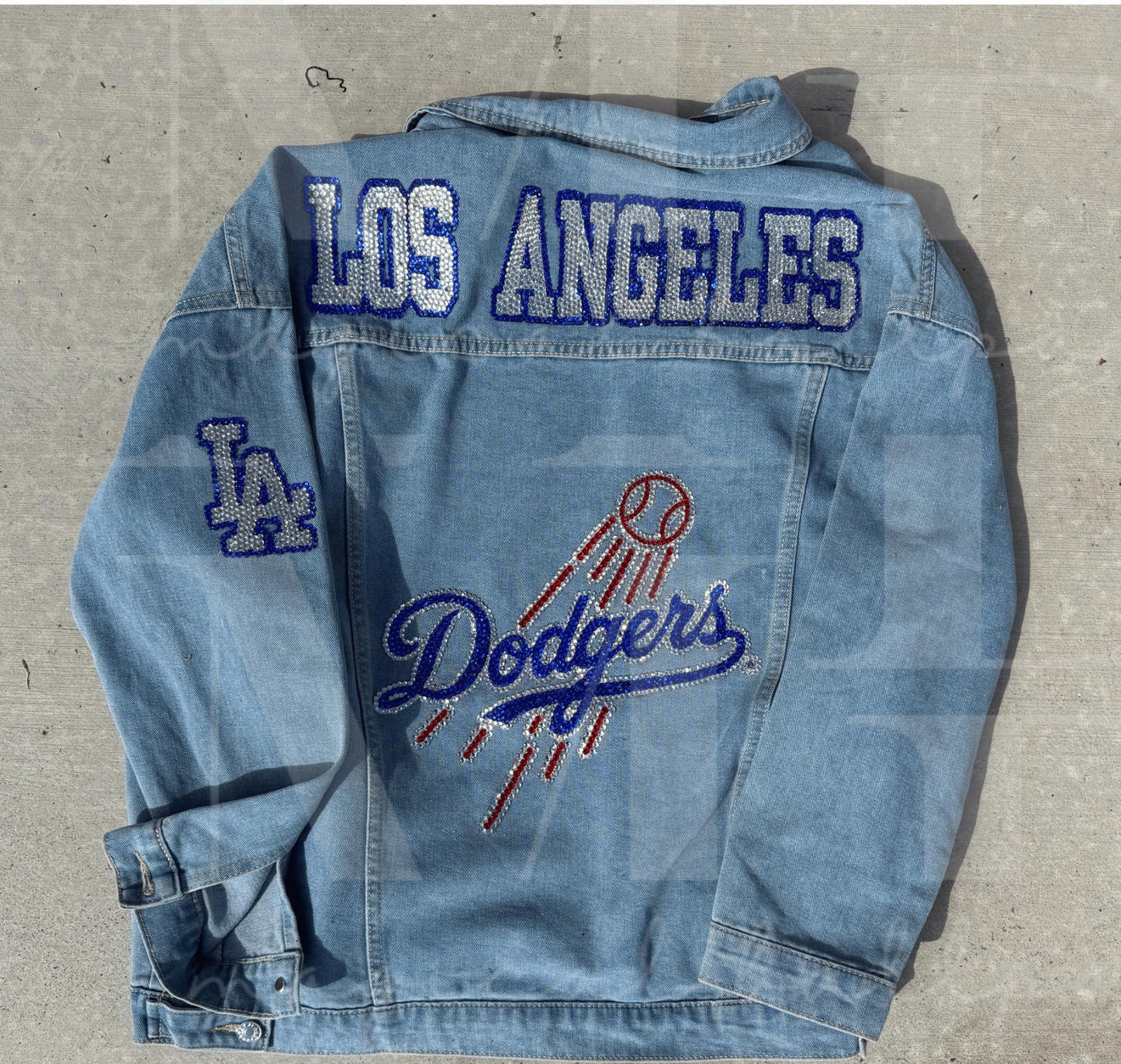 FULL BLING Jean Jacket LA